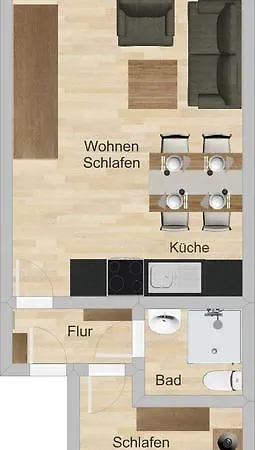 Апартаменты Utholmer-strasse-1-ferienwohnung-nr-12
